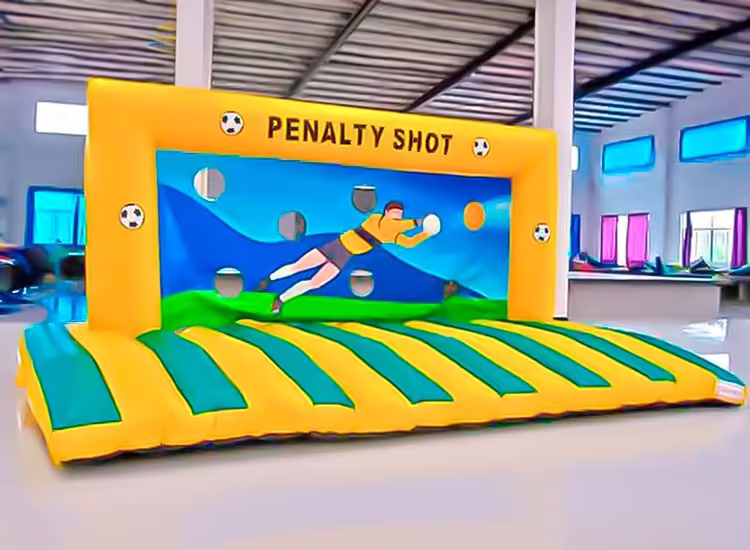 Porteria amb base inflable · Inflables Barcelona